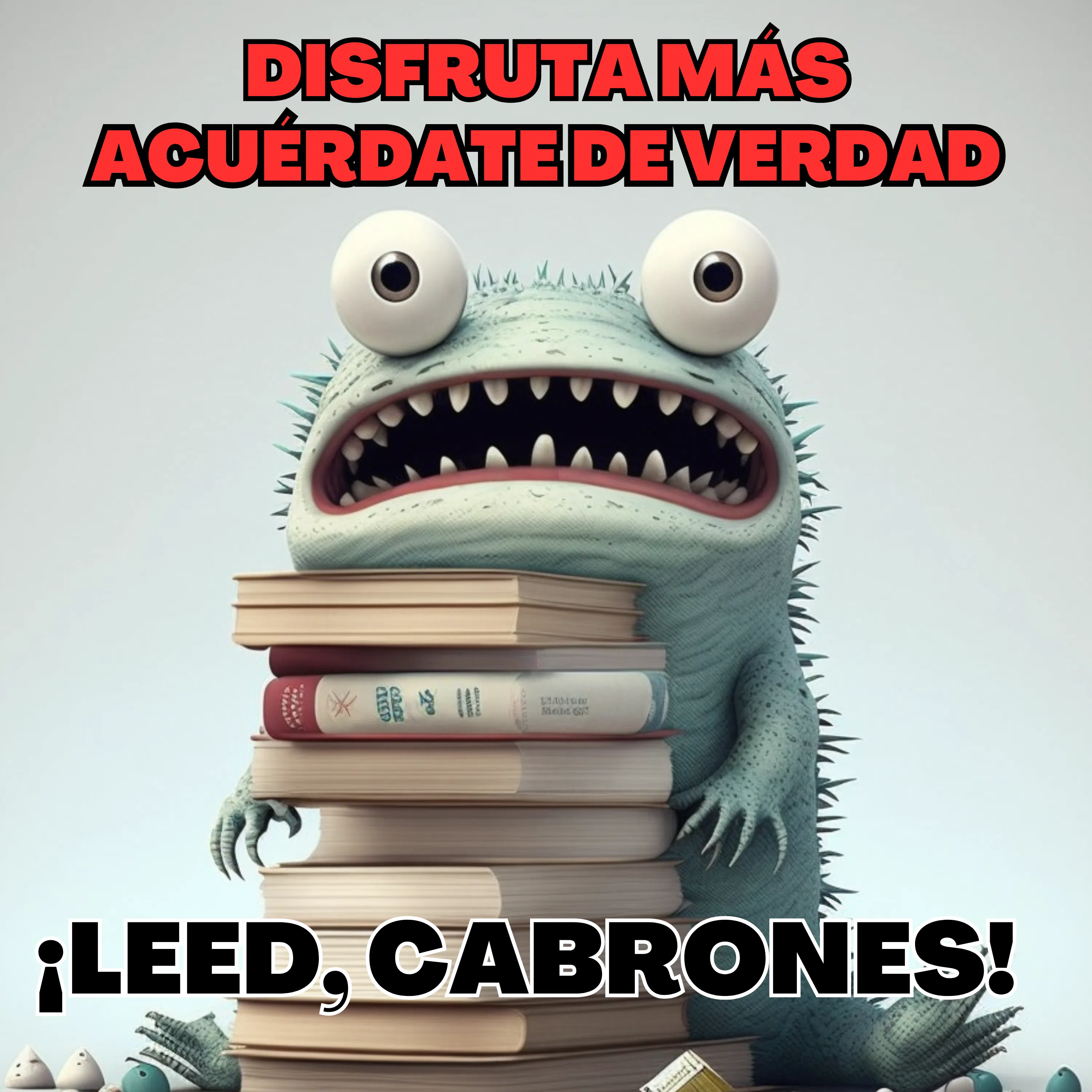 ¡Leed, cabrones! (Cómo leer más y acordarte)